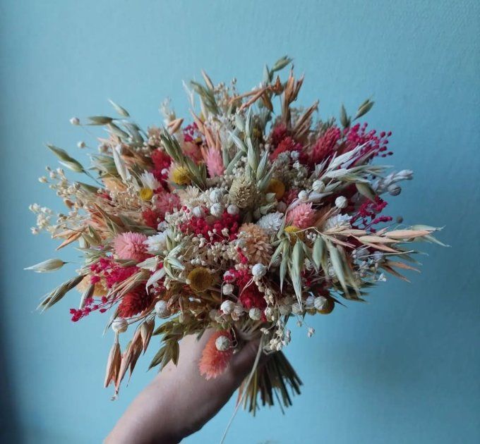 Bouquet de fleurs séchées