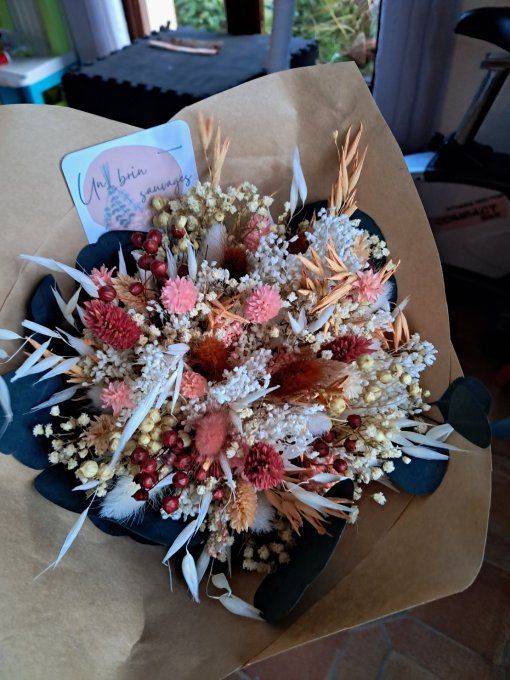 Bouquet de fleurs séchées