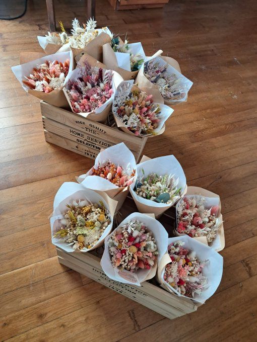 Bouquet de fleurs séchées