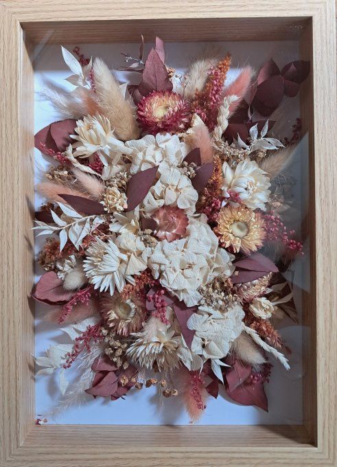 Cadre bouquet de mariée