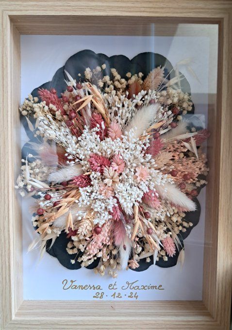 Cadre bouquet de mariée