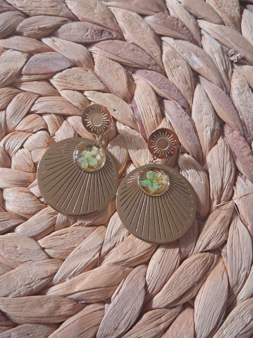 Boucles d'oreilles "sunshine"