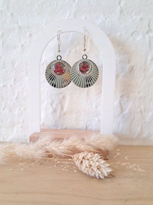 Boucles d'oreilles "soleil"