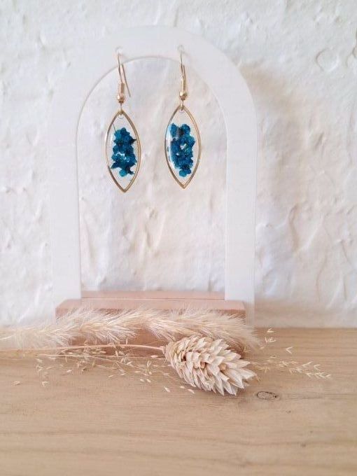 Boucles d'oreilles "feuille"