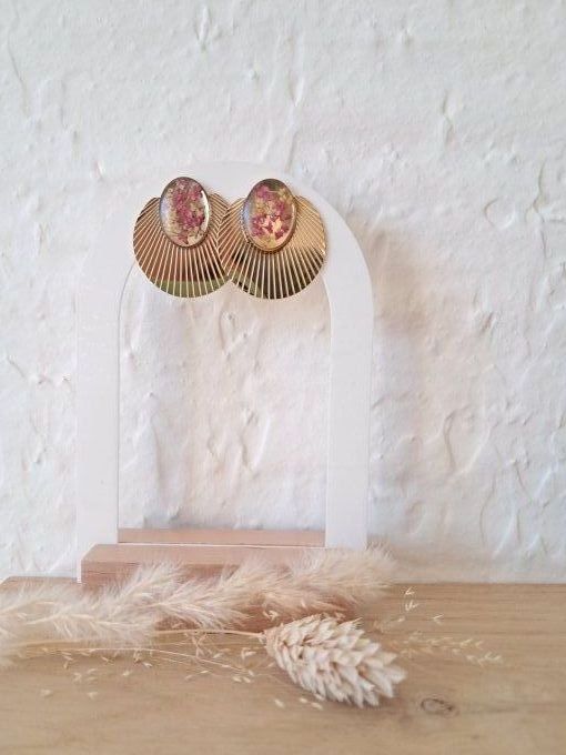 Boucles d'oreilles "coquillage"