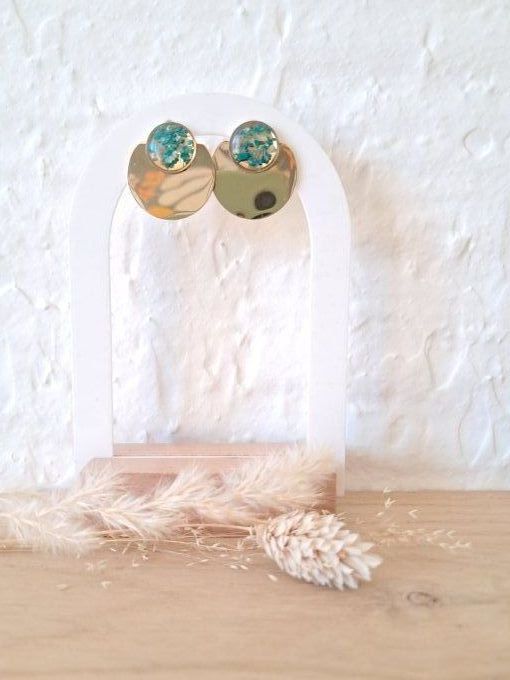 Boucles d'oreilles "miroir"