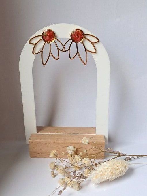 Boucles d'oreilles "Lotus"
