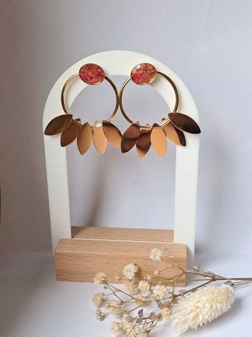 Boucles d'oreilles "Feuillages"