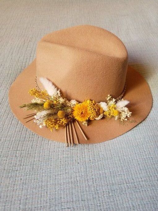 Chapeau fleuri