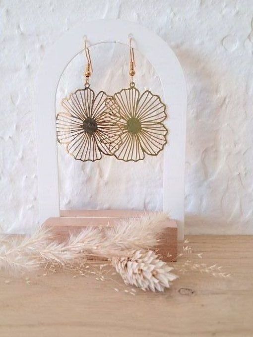 Boucles d'oreilles "fleur"